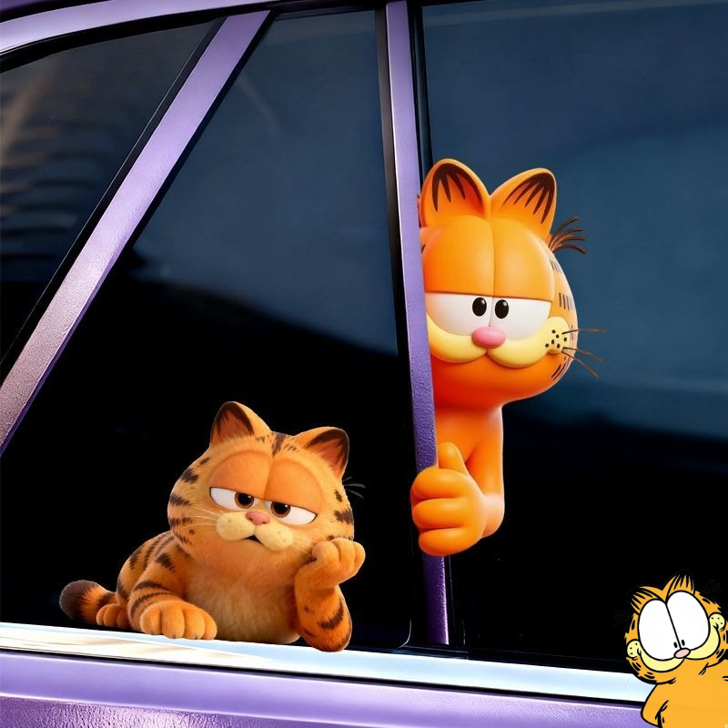 Car Accessories To Buy - Garfield anime cartoon cute funny secretly