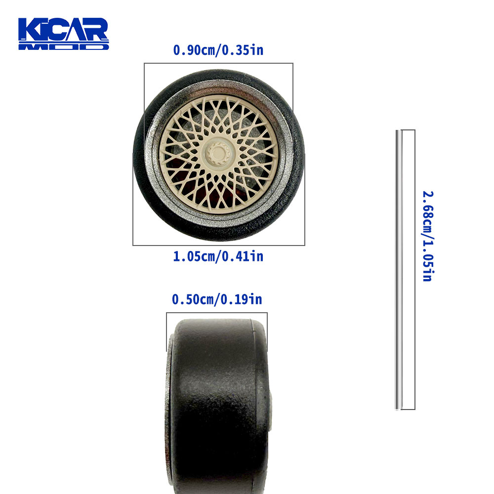 1/64 Model Car Wheels with Rub - Car Accessories To Buy 评论和价格