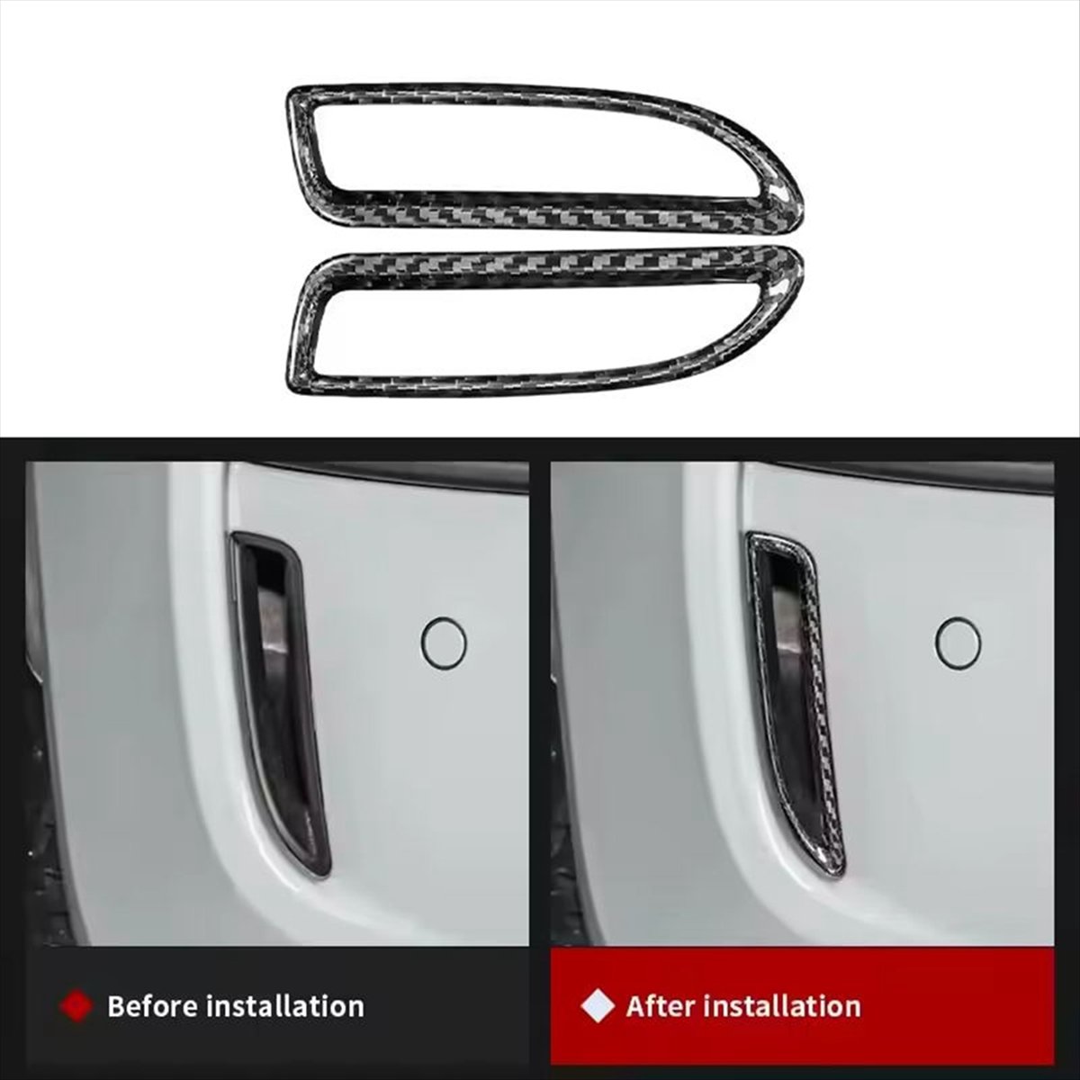 Super Sale Real Carbon Fiber C - Car Accessories Rear 评论和价格