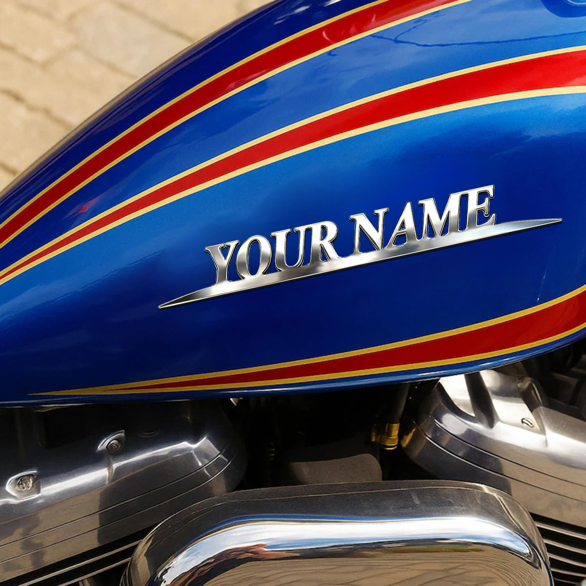 Metal Trendy YOUR NAME Sticker - Car Accessories Rear 评论和价格