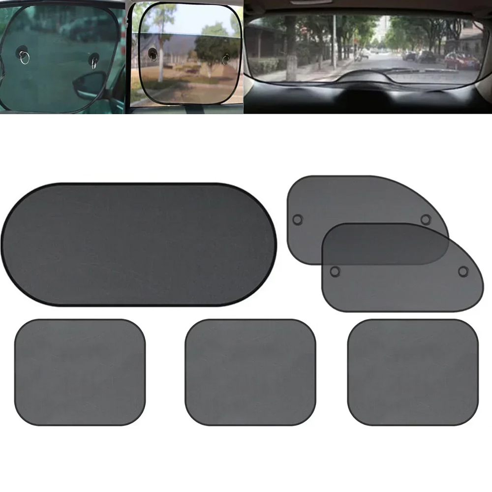 1Set Black Window Curtain Side - Car Accessories Rear 评论和价格