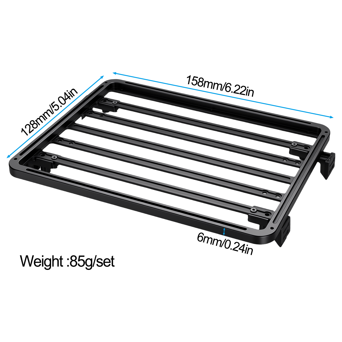 1/10 RC Crawler CNC Aluminum R - Car Accessories Roof Rack 评论和价格