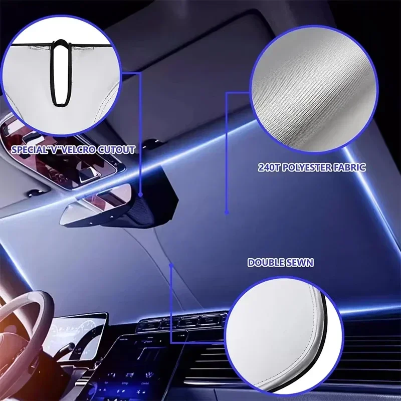Car Front Window Sunshade UV P - Car Accessories To Buy 评论和价格